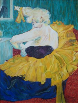 Enri De Toulouse-Lautrec - Cha-U-Kao in dressing room