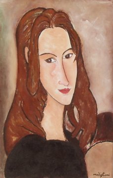 Amedeo Modigliani - Testa di Jeanne Hébuterne verso destra