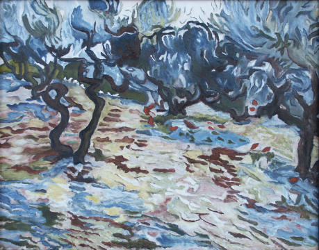 Vincent Van Gogh - Olive trees