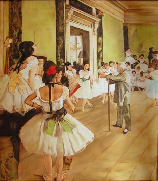Edgar Degas - The dance class
