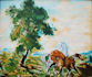 Aligi Sassu - Horses in the sunset