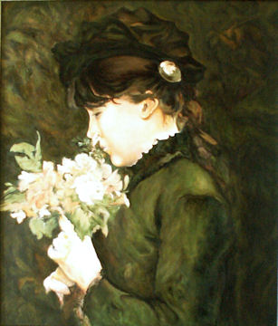 Silvestro Lega - Eleonora Tommasi portrait