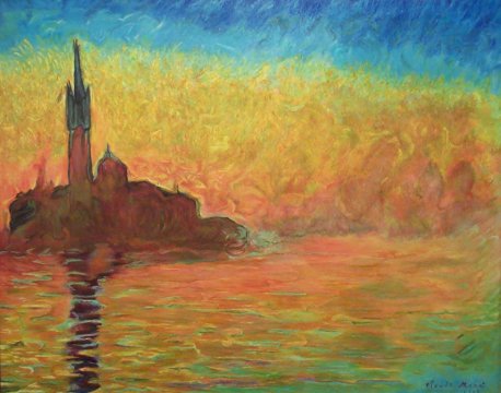 Claude Monet - Crepuscolo a Venezia