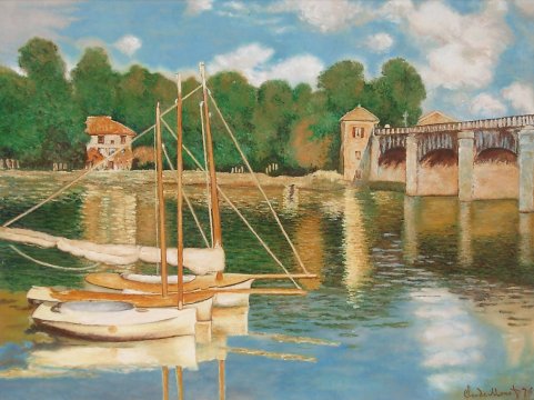 Claude Monet - Argenteuil bridge